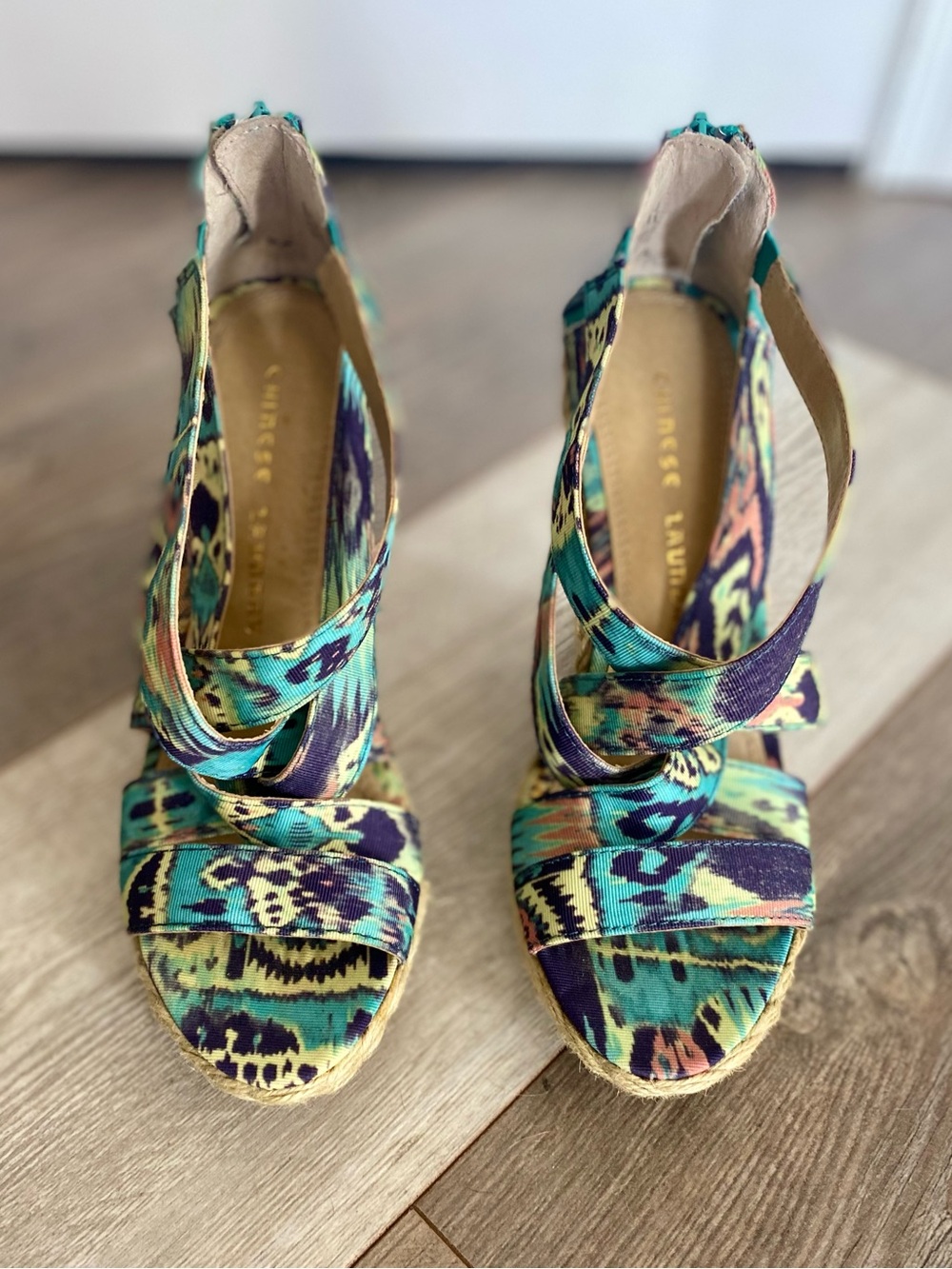 CHINESE LAUNDRY MILKSHAKE WEDGE PLATFORM SANDALS - Picture 3 of 11